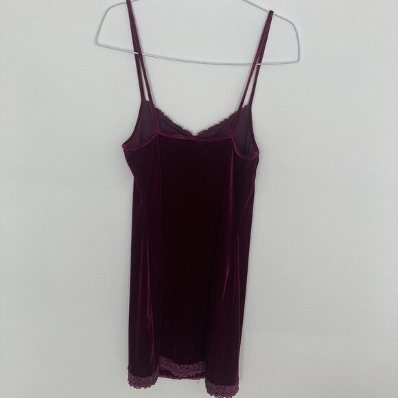 Vintage 90s Babydoll Dress Lingerie Velvet Size Small Coquette Whimsigoth - Picture 5 of 5